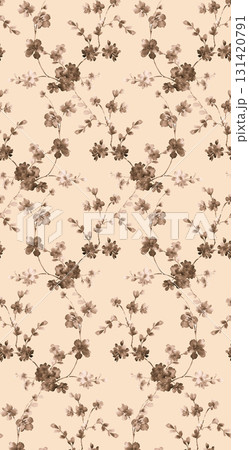 Assorted Handpainted Watercolor Floral And Nature Patterned Decorative Paper Collection 131420791