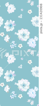 Assorted Handpainted Watercolor Floral Patterned Decorative Paper Collection 131420908