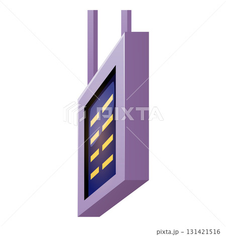 Railway schedule board, vector flat scoreboard, hanged banner subway station, metro, public transport information screen 131421516