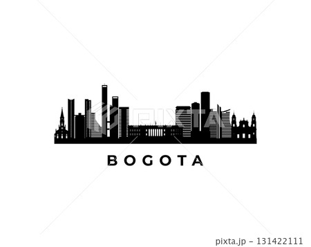 Vector Bogota skyline.  131422111