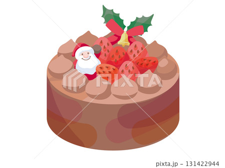 クリスマスチョコレートケーキ クリスマスチョコレートケーキ 131422944
