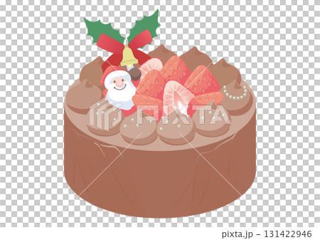 Chocolate whole cake 131422946