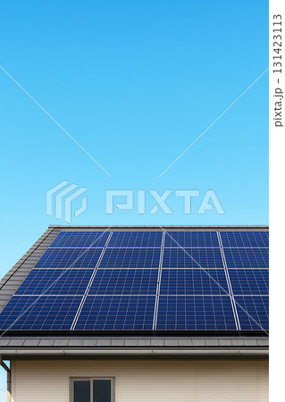 住宅のソーラーパネル 住宅のソーラーパネル 131423113