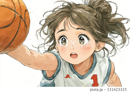 美優シリーズ：美優 高校生 バスケ部 ジャンプシュート 131423325