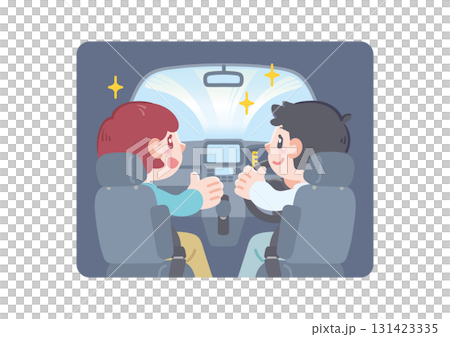 綺麗なカーエアコン 131423335