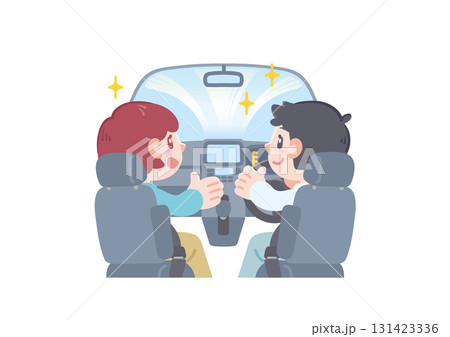 綺麗なカーエアコン 131423336