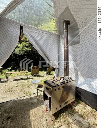 お空が見えるテントサウナ 131423564