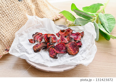 手作りビーツチップス 131423872