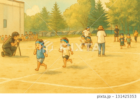 秋の保育園運動会 秋の保育園運動会 131425353