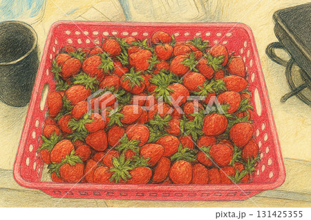 いちご収穫 いちご収穫 131425355