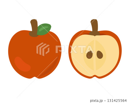 りんご　イラストセット 131425564