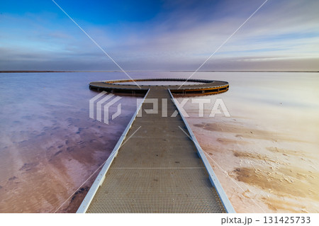 Lake Tyrrell in Victoria Australia 131425733