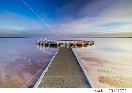 Lake Tyrrell in Victoria Australia 131425734