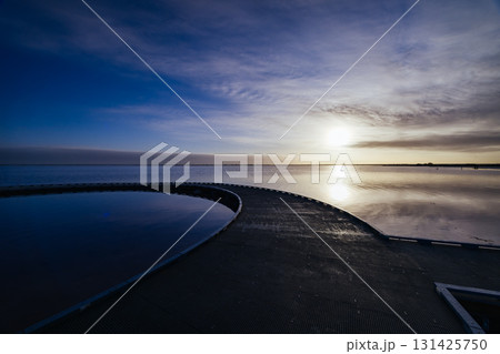 Lake Tyrrell in Victoria Australia 131425750