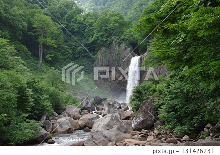 夏 緑に包まれる名瀑 苗名滝 夏 緑に包まれる名瀑 苗名滝 131426231
