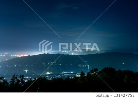 米ノ山展望台から見た日向市の夜景 131427755