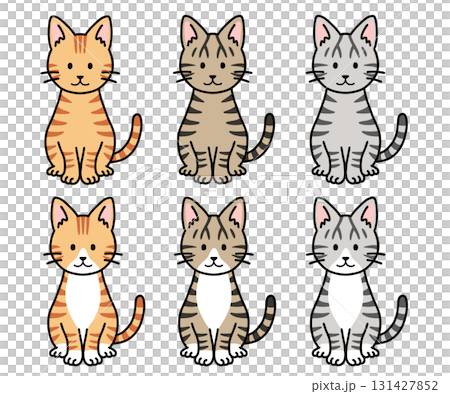 かわいい猫・ネコ・ねこのイラストセット 131427852