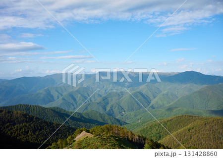 鉢伏山の登山道からみえる景色 鉢伏山の登山道からみえる景色 131428860