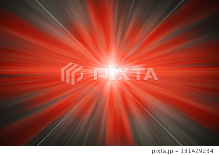 Red light flare glow fire zoom burst highSpeed effect abstract for background or cartoon illustration. 131429234