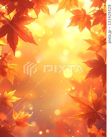 紅葉 秋 背景素材 紅葉 秋 背景素材 131429328