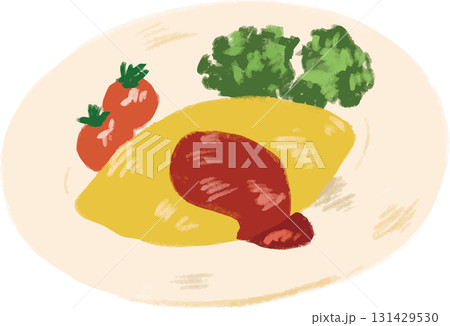 オムライスのイラスト 131429530