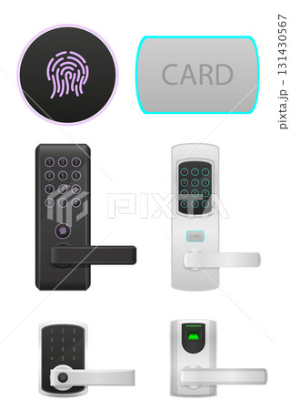 door electronic lock with handle knob and electric drive cartoon stock vector illustration door electronic lock with handle knob and electric drive cartoon stock vector illustration 131430567