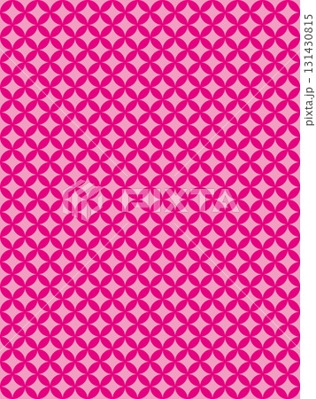 マゼンタの七宝柄の背景 131430815