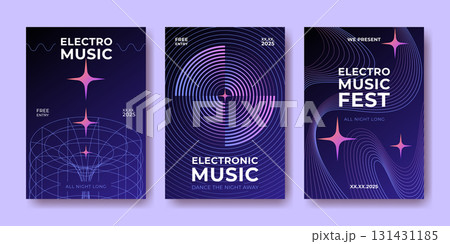Vibrant electro music posters 131431185
