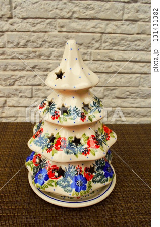 ポーランド製陶器のクリスマスツリー　2 131431382