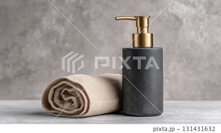 a dark grey cylindrical soap dispenser mock up a dark grey cylindrical soap dispenser mock up 131431632