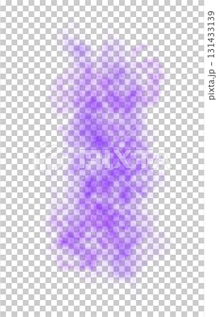 Vivid glowing violet smoke cloud texture on transparent background with mystical atmospheric effect and soft edges Vivid glowing violet smoke cloud texture on transparent background with mystical atmospheric effect and soft edges 131433139