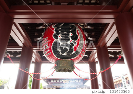 川崎大師・大山門の提灯　※エディトリアル向け（2025年9月27日撮影） 131433566