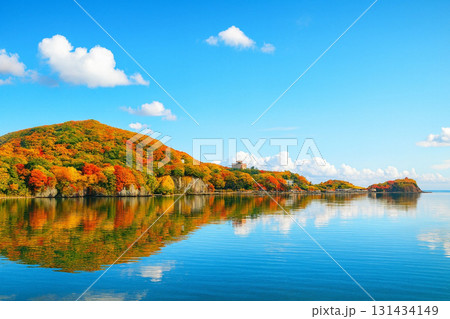 積丹半島の紅葉 131434149