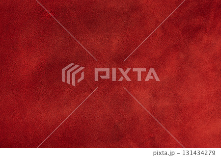Red suede as a background macro photo. 131434279