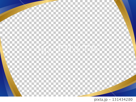 青と金のおしゃれなビジネス背景4 131434280