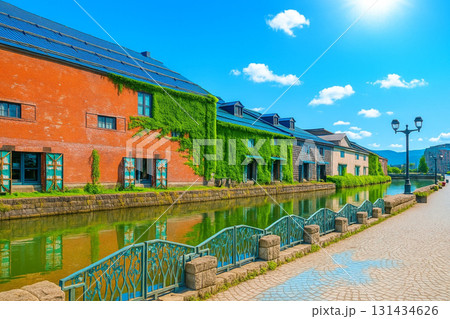 倉庫街 小樽運河 倉庫街 小樽運河 131434626