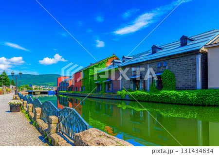 倉庫街 小樽運河 倉庫街 小樽運河 131434634