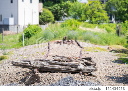 【安比奈線】住宅街に残る廃線跡 131434938