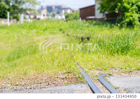 【安比奈線】住宅街に残る廃線跡 131434950