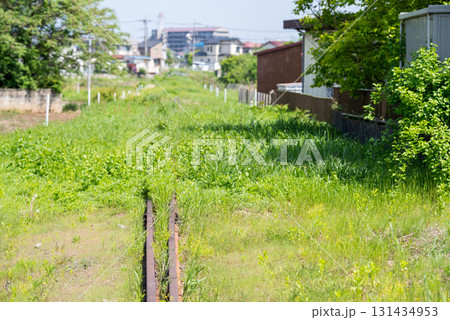 【安比奈線】住宅街に残る廃線跡 131434953