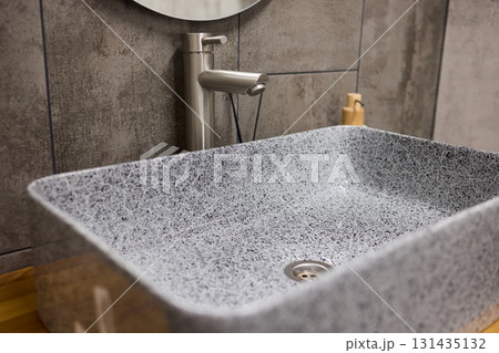 Introducing a modern, stylish bathroom sink that features a truly unique design element Introducing a modern, stylish bathroom sink that features a truly unique design element 131435132