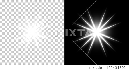 透明和黑色背景上分裂星爆 透明和黑色背景上分裂星爆 131435892
