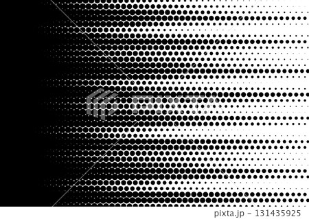 Halftone design featuring gradient texture in monochrome colors. Vector illustration 131435925