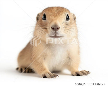 Cute and adorable small animal portrait with furry brown rodent, curious and playful expression Cute and adorable small animal portrait with furry brown rodent, curious and playful expression 131436177