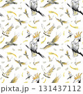 Seamless pattern. Parrots 131437112