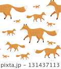 Seamless pattern. Foxes 131437113