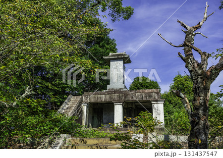 佐賀鹿島　鹿島城跡　旭ヶ岡公園　鍋島直朝公追徳碑　佐賀県鹿島市 131437547