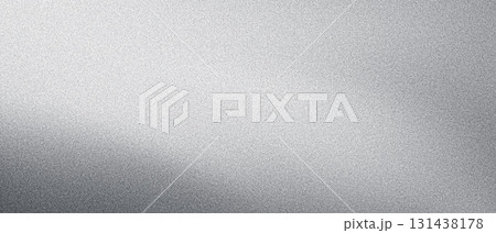 Grainy gradient background, gray black and white monochrome abstract noise texture banner backdrop design 131438178