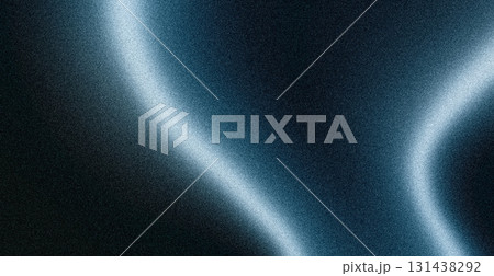 Blue glowing shape on grainy textured grunge black backdrop, abstract dark banner, dynamic noise texture poster background 131438292