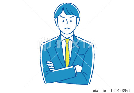 怒っている若手男性社員 131438961